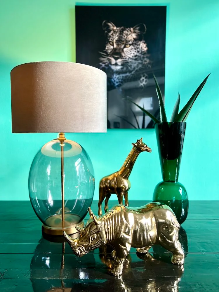Deko-Figur RHINO in gold