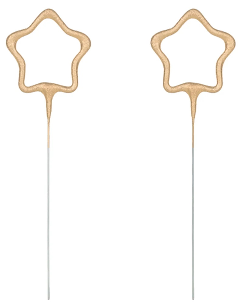2 Wunderkerzen "Golden Stars" | Sterne