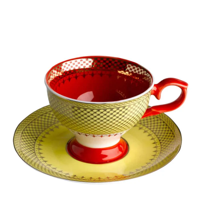 Espressotassen 'GRANDMA' 4er-Set Porzellan, mehrfarbig