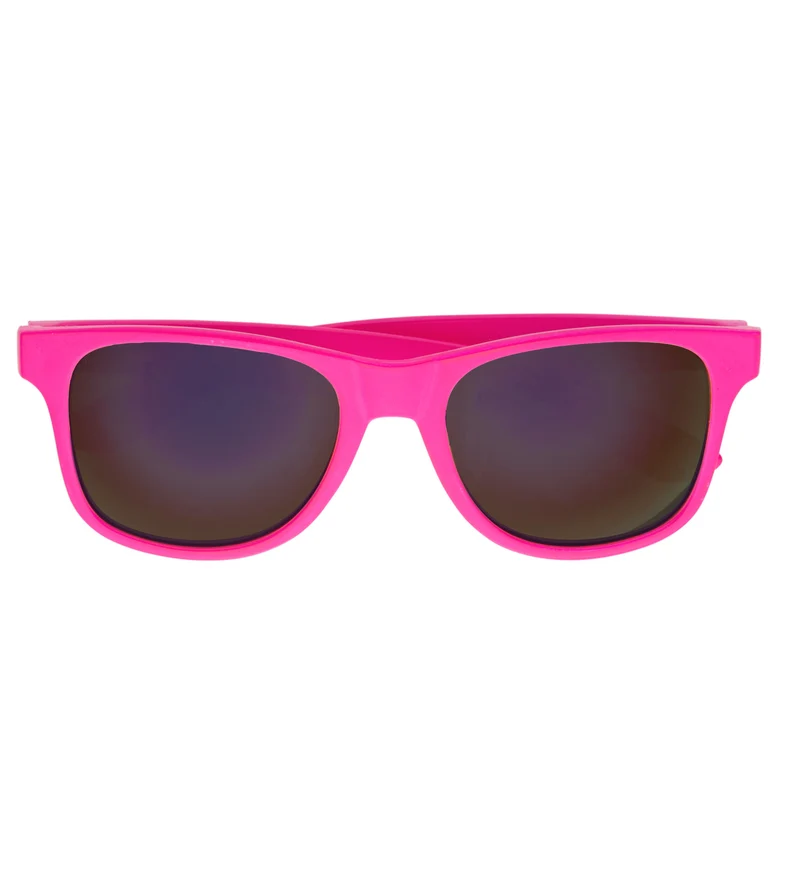 80er Jahre Brille mit Revo Gläsern | Neon Pink