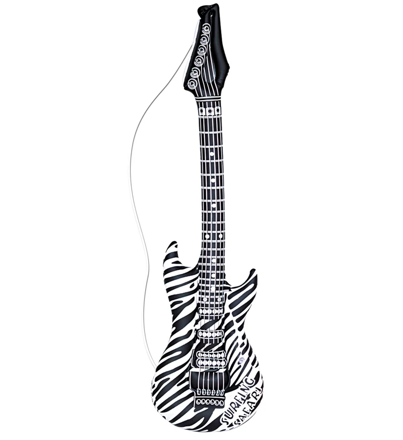 Aufblasbare Gitarre "Zebra" | 105 cm