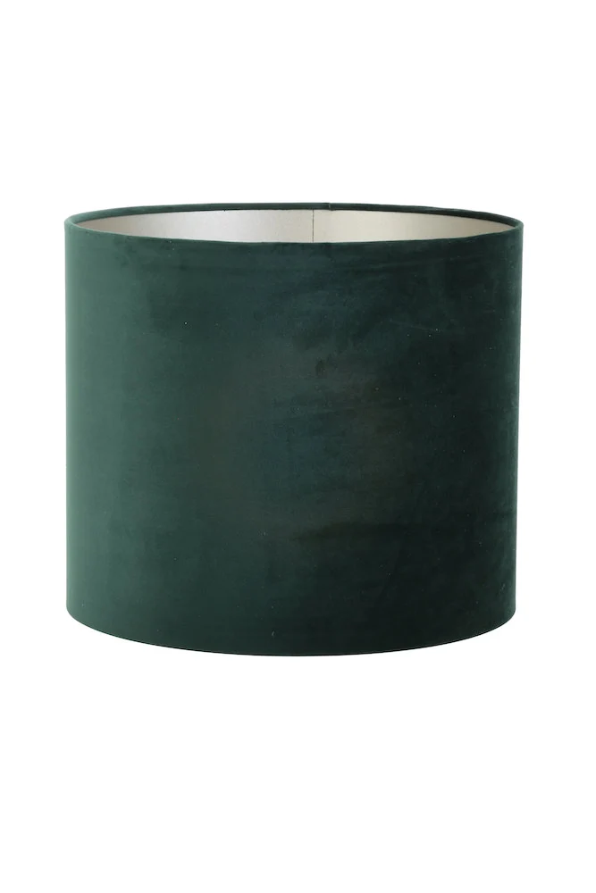 Tischlampe FLATEY Bronze samt grün 75cm