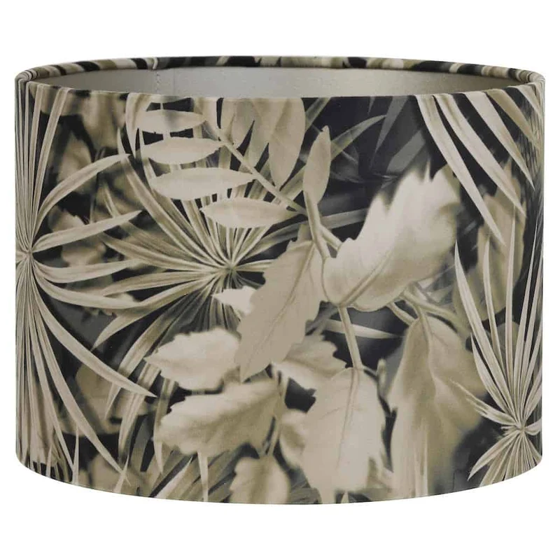 Tischlampe ROMITA antik Bronze Palme 70cm