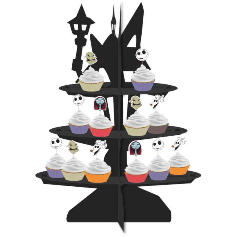 Cupcake Ständer Nightmare Before Christmas | Schwarz