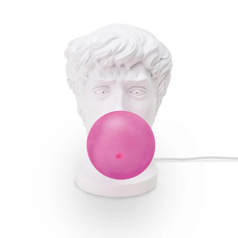 Tischleuchte WONDER weiß, pink