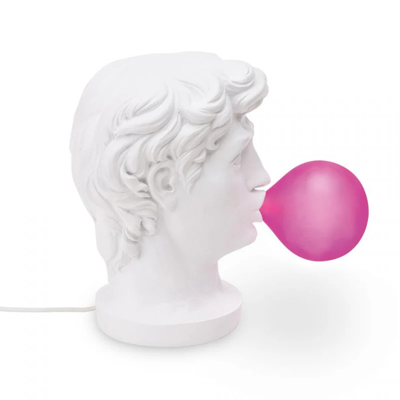 Tischleuchte WONDER weiß, pink
