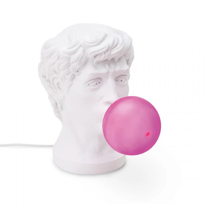 Tischleuchte WONDER weiß, pink