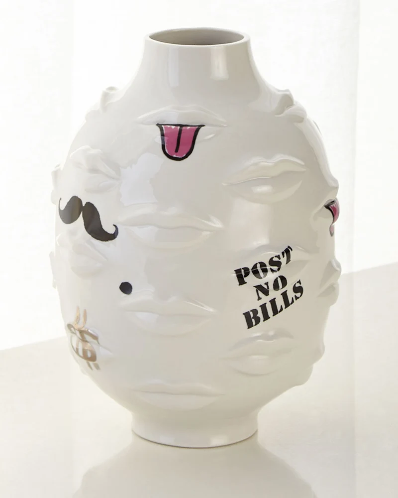 Vase GALA KUSSMUND in weiß