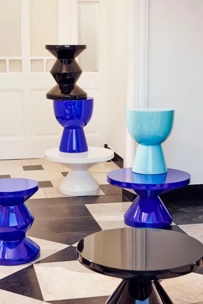 Couchtisch ZIG ZAG blau von Pols Potten
