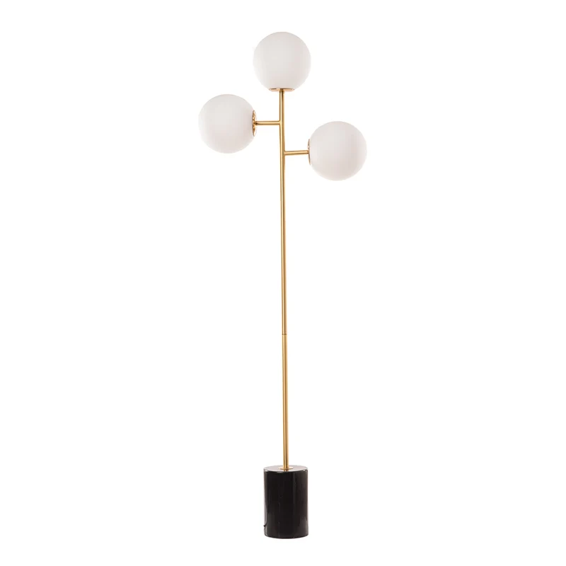 Stehlampe FULL MOON schwarz-gold