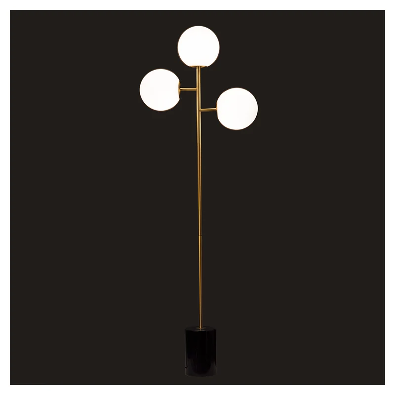 Stehlampe FULL MOON schwarz-gold