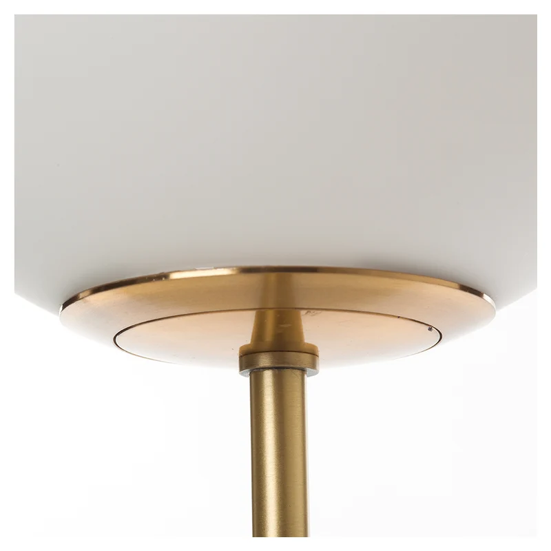 Tischlampe FULL MOON schwarz-gold Ø20x56 cm