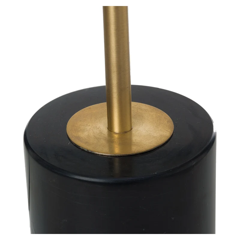 Tischlampe FULL MOON schwarz-gold Ø20x56 cm