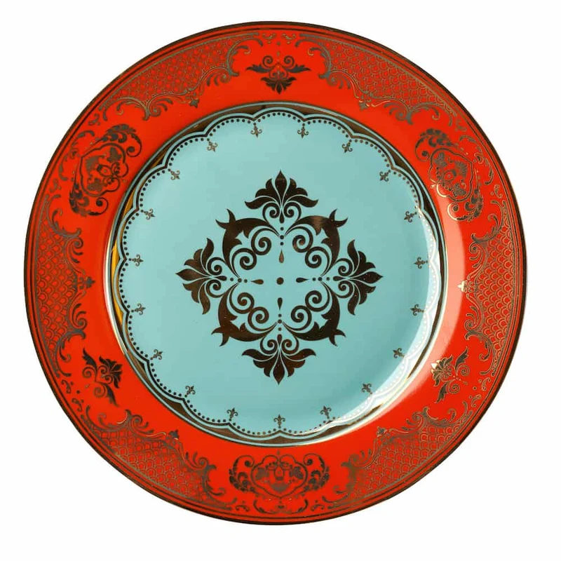 Dessertteller 'GRANDPA' 4er-Set Porzellan, mehrfarbig