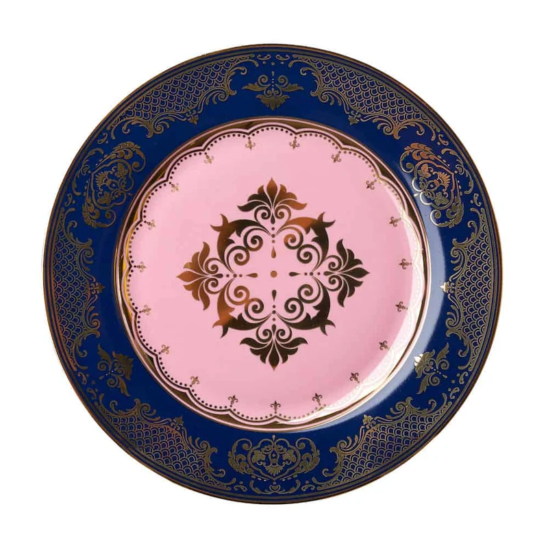 Dessertteller 'GRANDPA' 4er-Set Porzellan, mehrfarbig