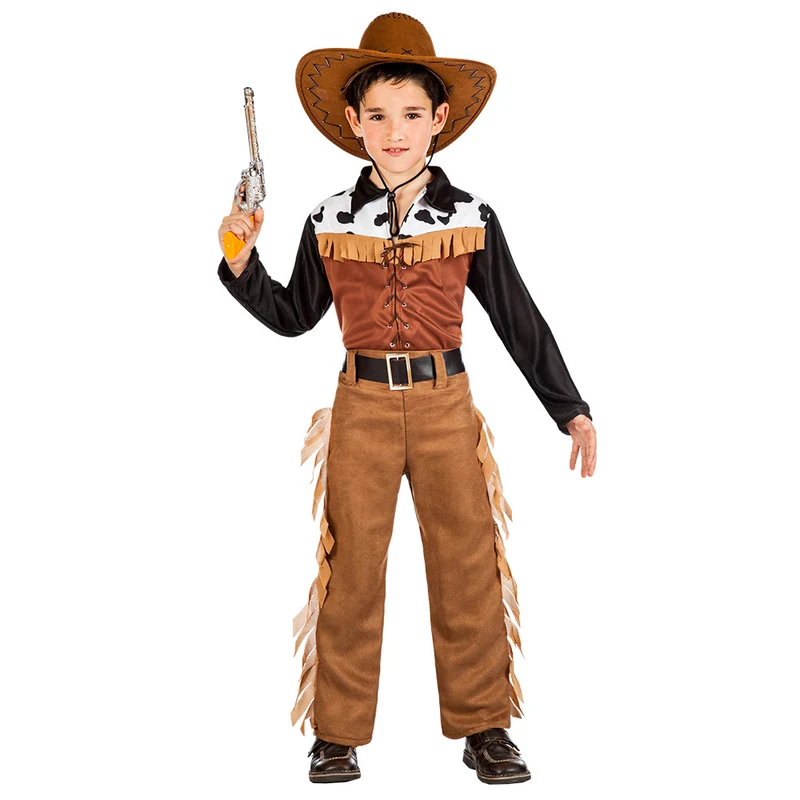 Cowboy "Austin" Kostüm für Jungen | Braun