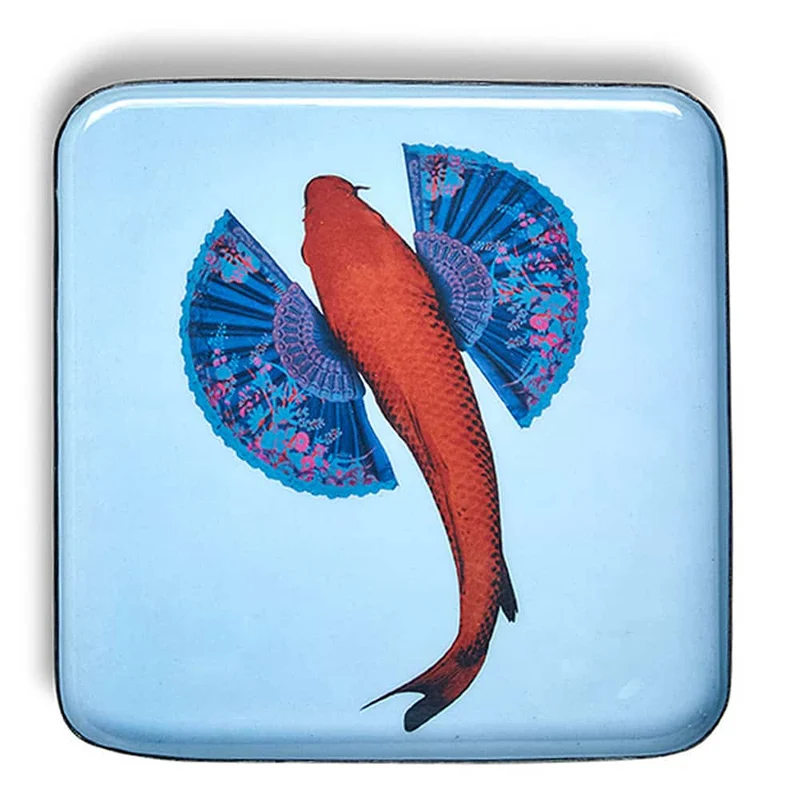 Vide-Poche 'FISHKOÏ' mit Fisch-Motiv 15x15cm