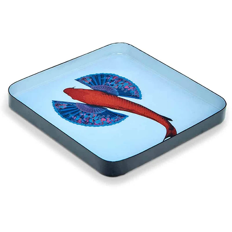Vide-Poche 'FISHKOÏ' mit Fisch-Motiv 15x15cm