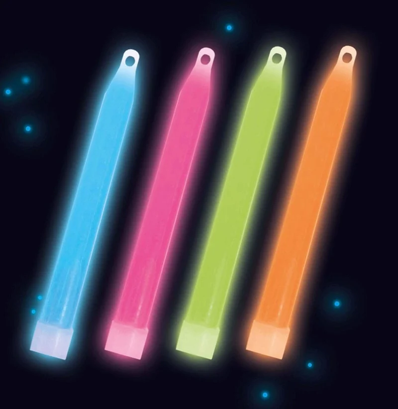 Knicklicht Anhänger mit Band 4 Stck.