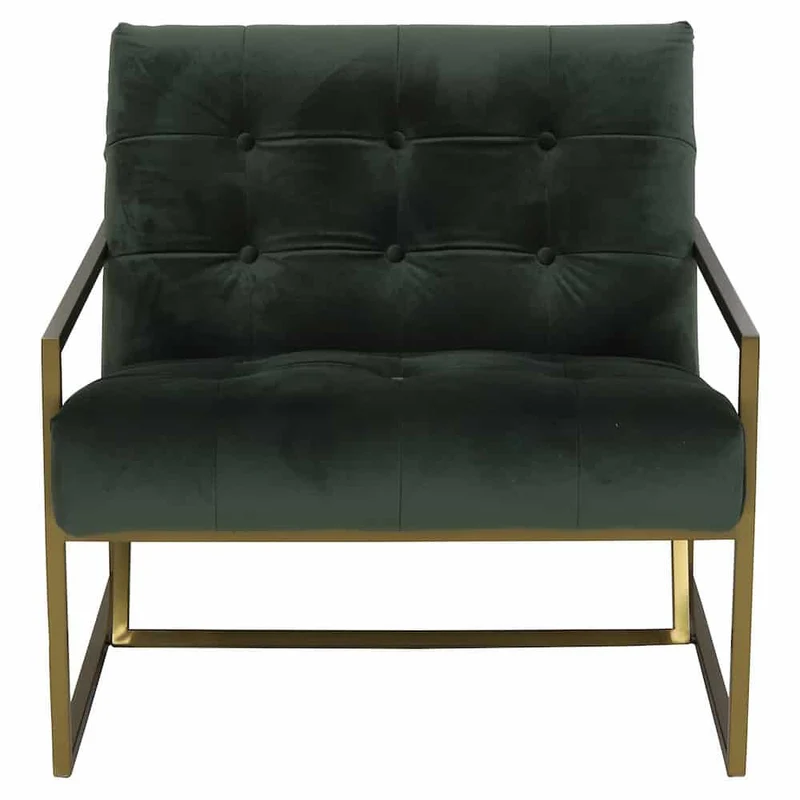Loungesessel GENEVE olive grün gold