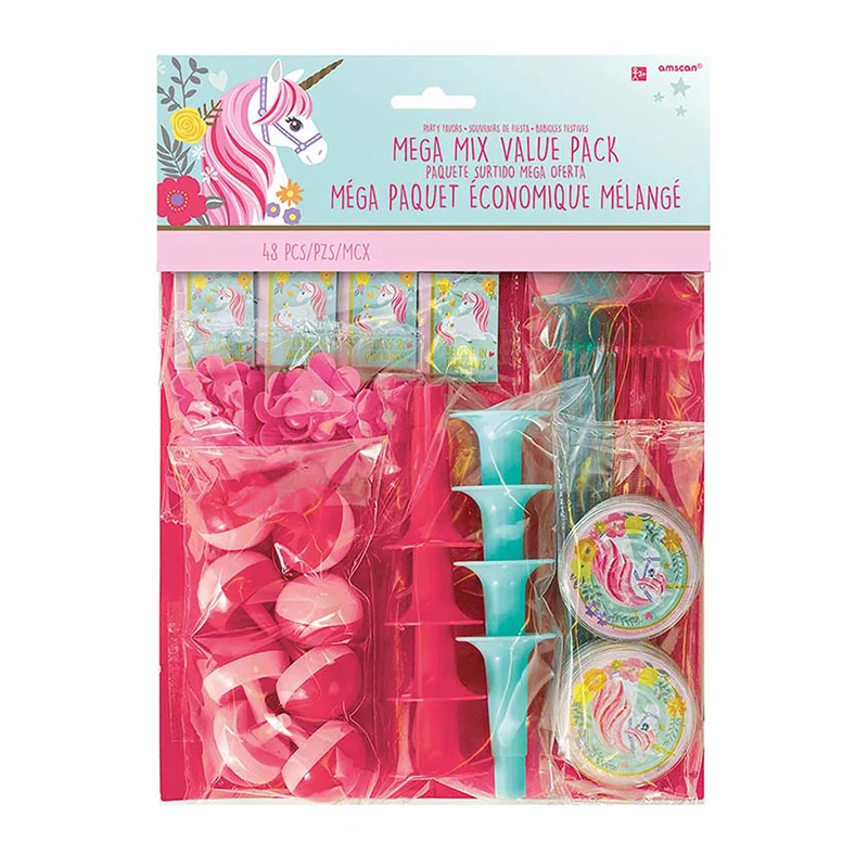 Favour Magical Unicorn Einhorn 48-teilig
