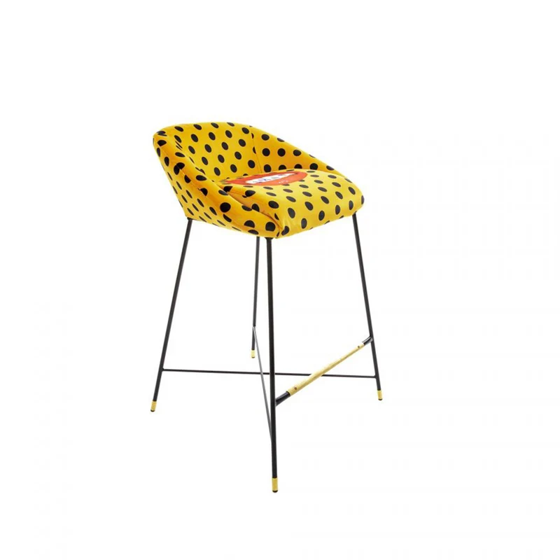 Barhocker SHIT gelb, schwarz