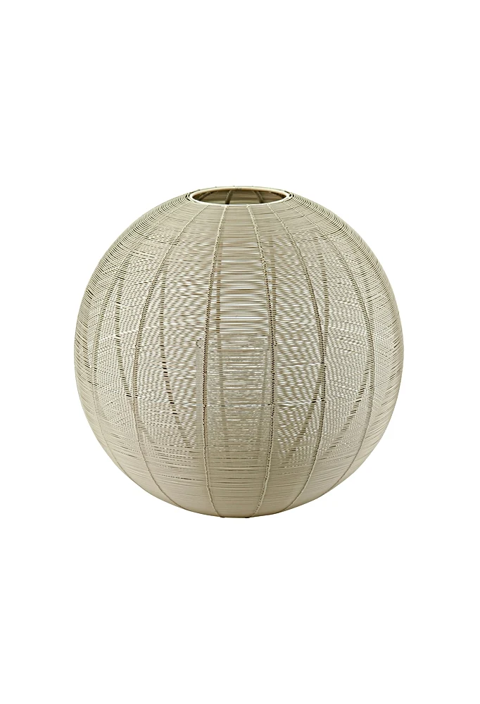 rundes Windlicht KNOKKE - sandstone Ø40 cm