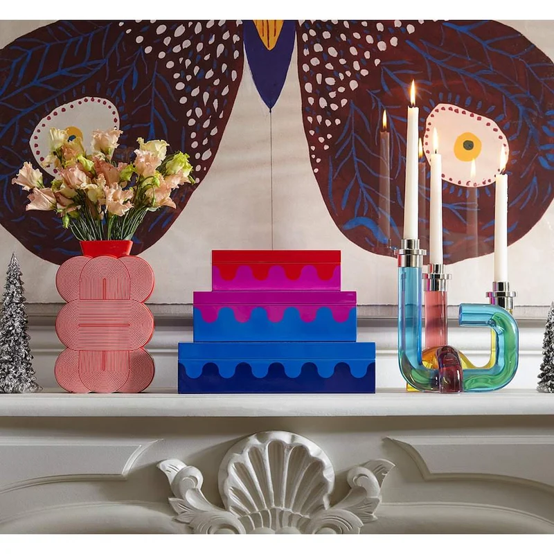 Kerzenleuchter POMPIDOU mehrfarbig von Jonathan Adler