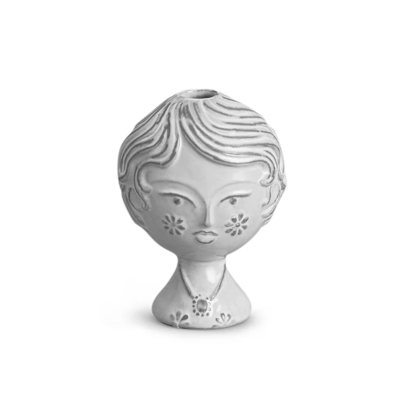 Vase UTOPIA REVERSIBLE BOY-GIRL BUD in weiß