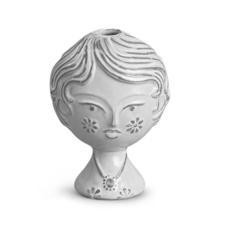 Vase UTOPIA REVERSIBLE BOY-GIRL BUD in weiß