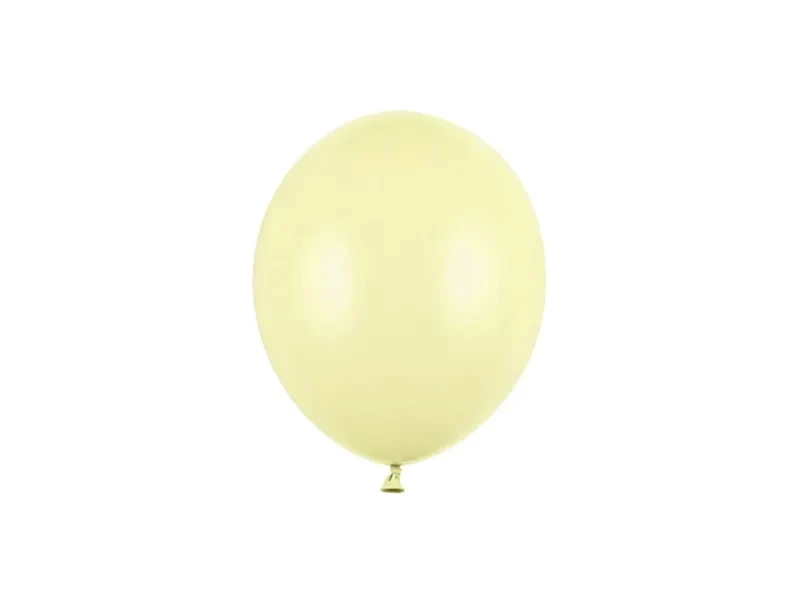 100 Stk. Luftballon Ø12cm "Uni Pastell" | Light Yellow