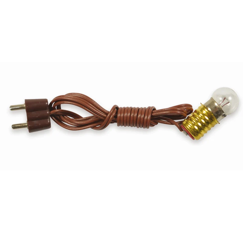 Riffelmacher Lämpchen E10 mit Fassung und Kabel 4.5V 78253 | Weiß