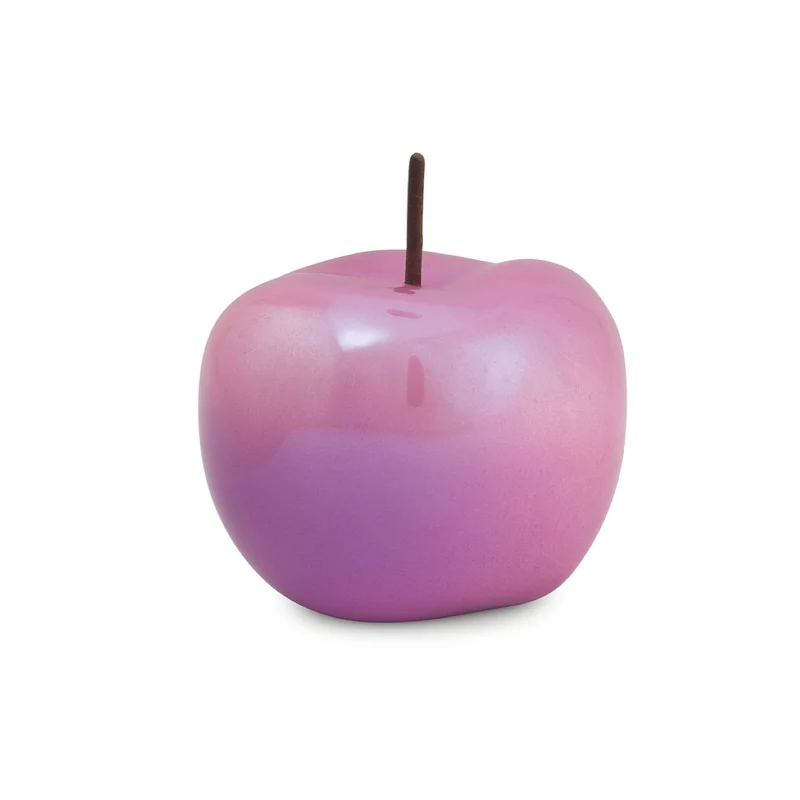 Riffelmacher Deko Apfel aus Keramik 75410 | Rosa 12cm