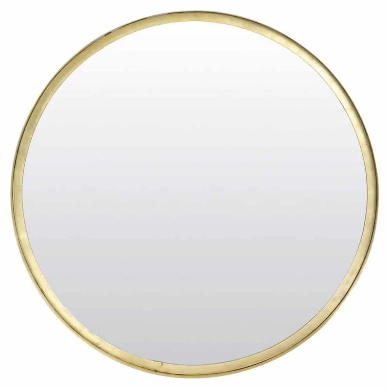 Runder Wandspiegel BITA alt bronze Ø50x4 cm