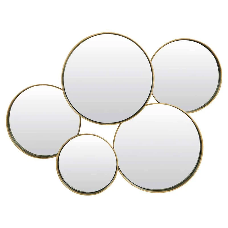 Wandspiegel SIANNA, antik gold 76x11x60 cm