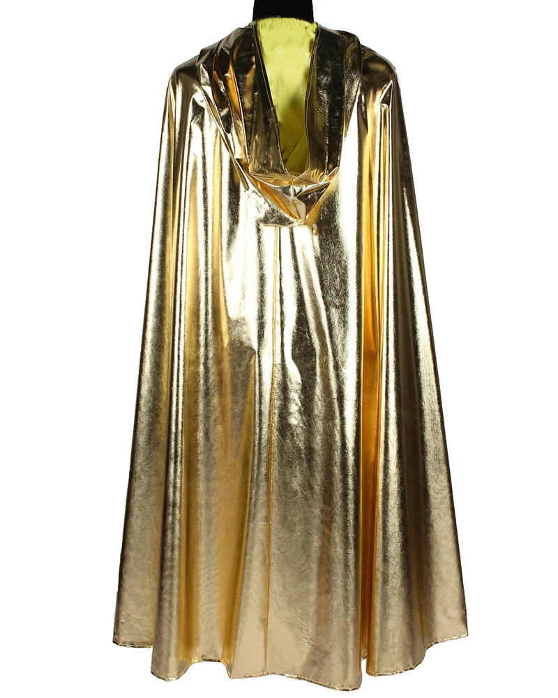Space Umhang mit Kapuze "Galaxy" | Gold - Alien Kostüm