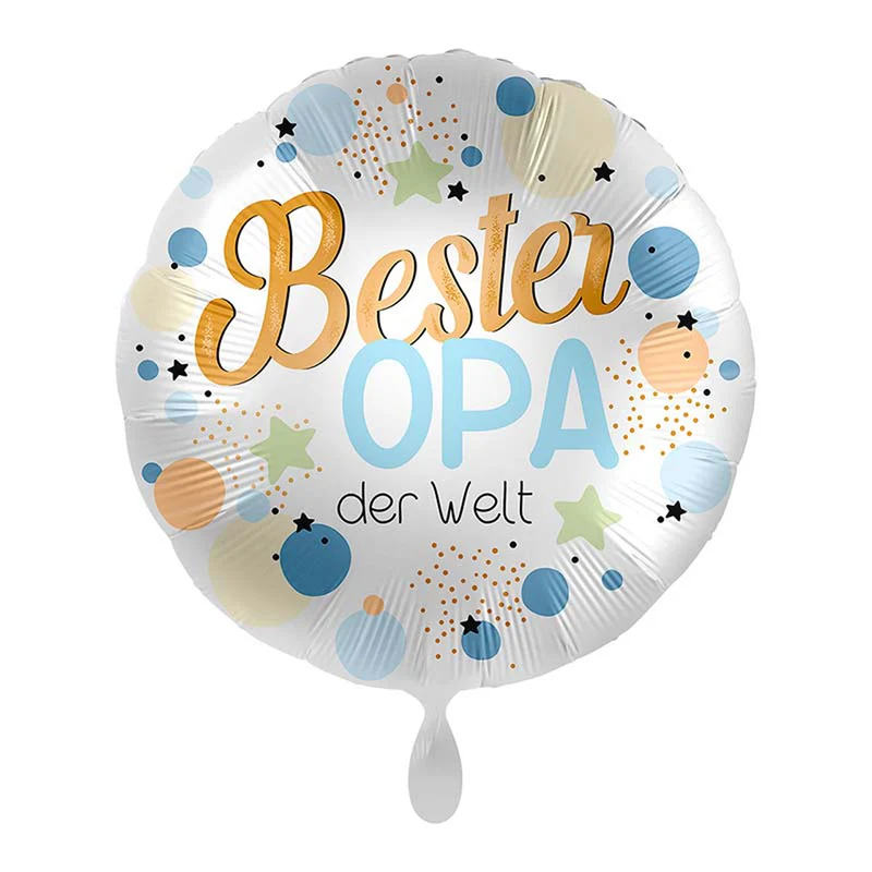 18"/Ø43cm Folienballon "Bester Opa der Welt"