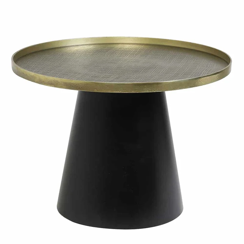 Couchtisch POPETA antik bronze Ø60x44cm