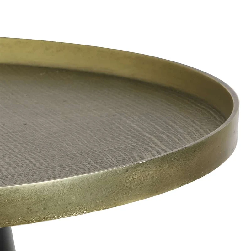 Couchtisch POPETA antik bronze Ø60x44cm