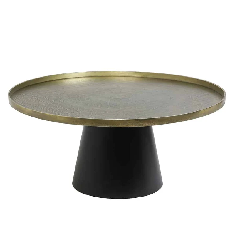 Couchtisch POPETA antik bronze Ø75x35cm