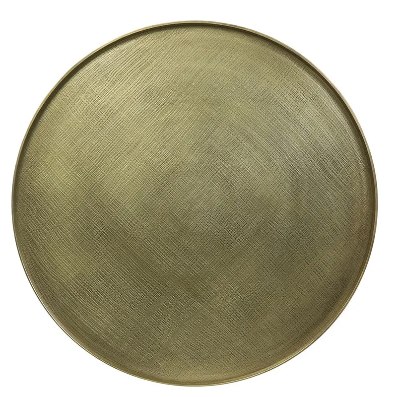 Couchtisch POPETA antik bronze Ø75x35cm