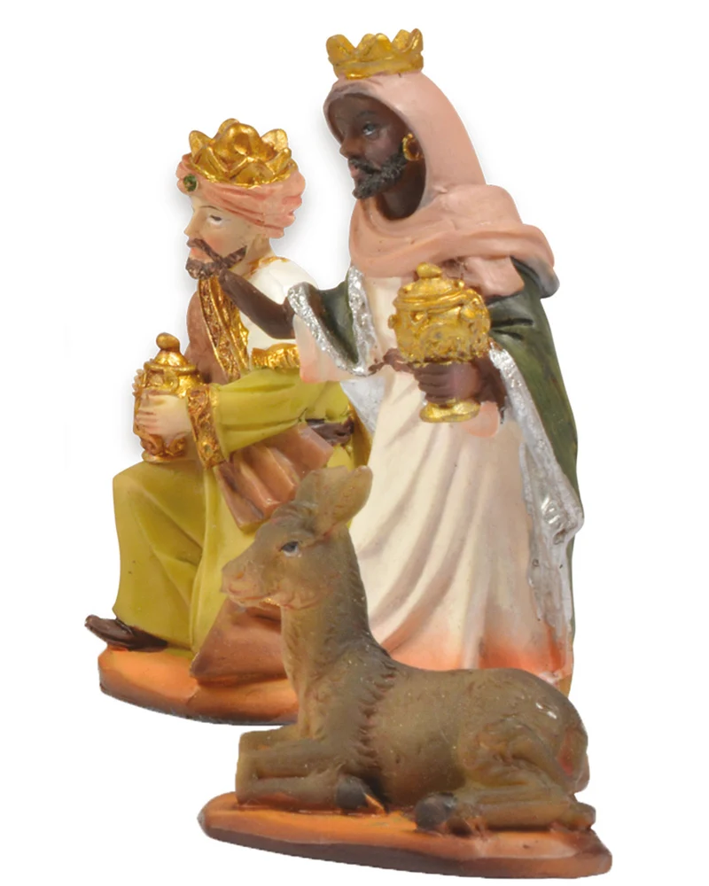Riffelmacher Krippenfigurenset 11-tlg. 3-7 cm 78322 | Gold