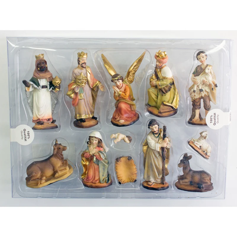 Riffelmacher Krippenfigurenset 11-tlg. 3-7 cm 78322 | Gold