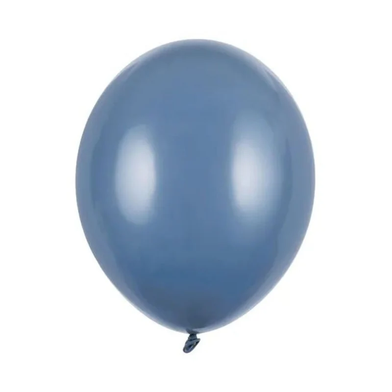 10 Stk. Luftballon Ø30cm "Uni Pastell" | Marine Blau