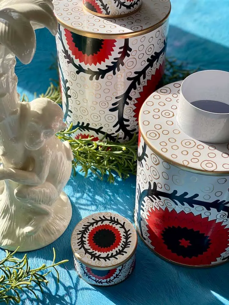 Handbemalte Eisen-Vase 'ISTANBUL' 2er-Set
