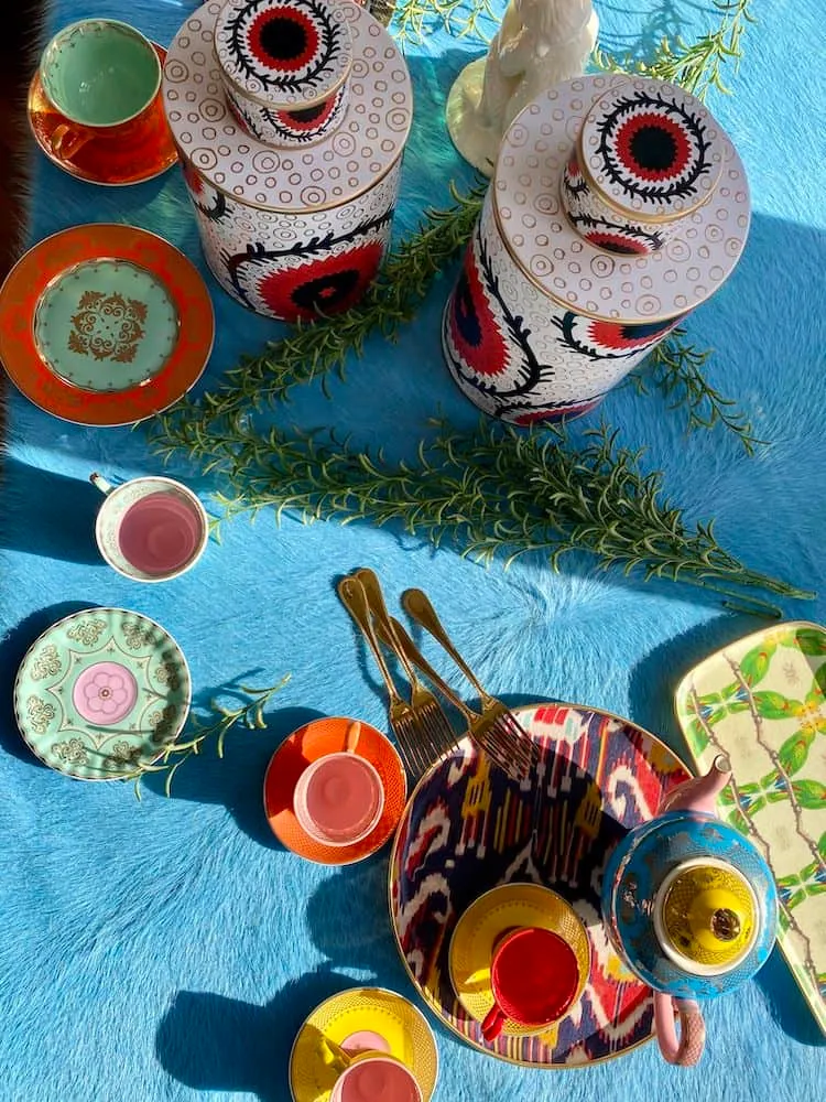 Handbemalte Eisen-Vase 'ISTANBUL' 2er-Set
