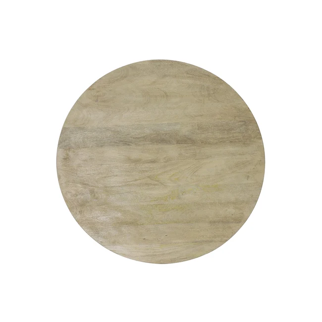 Esstisch MAGNIFERA Mango Holz - schwarz Ø120x78 cm