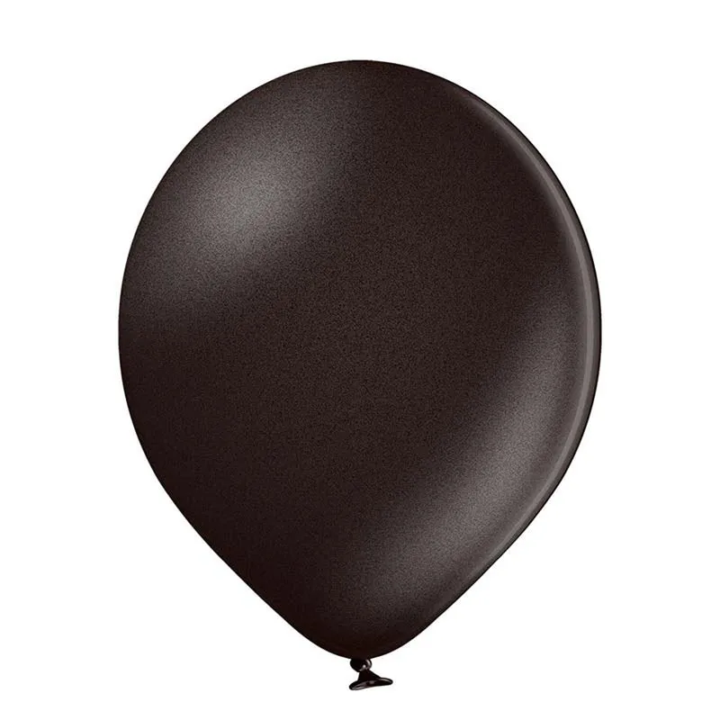 25 Stk. Luftballon Uni Metallic Ø 30cm | Schwarz#090