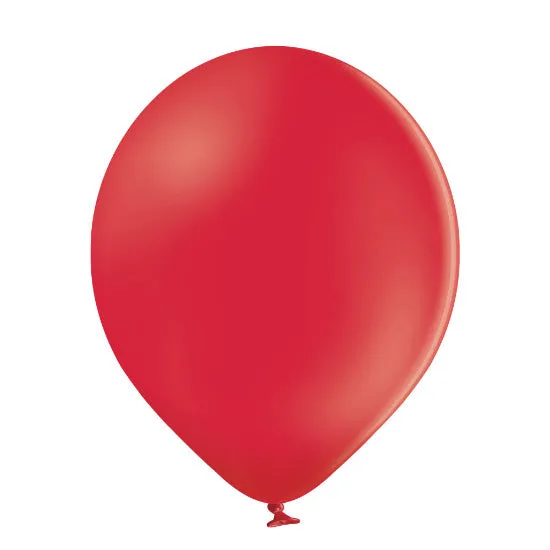 25 Stk. Luftballon Unifarben Ø 30cm | Rot #101