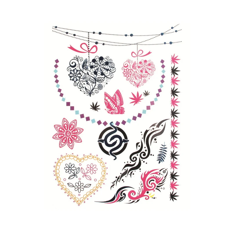 Metallic Tattoo Klebetattoo Set